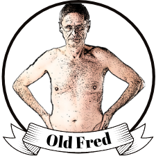 Old Fred "The Nudist" of The Ned Natter Show